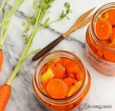 طرز تهیه ترشی سیب هویج خانگی بی نظیر