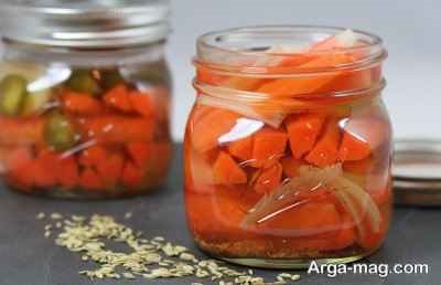 طرز تهیه ترشی سیب هویج