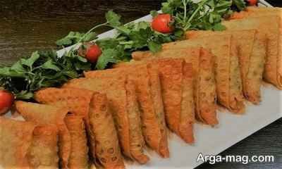 طرز تهیه سمبوسه گوشت چرخ کرده