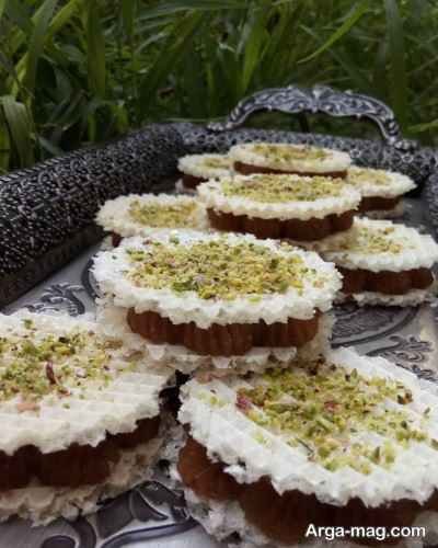 طرز تهیه حلوای حصیری خوش رنگ و خوش طعم