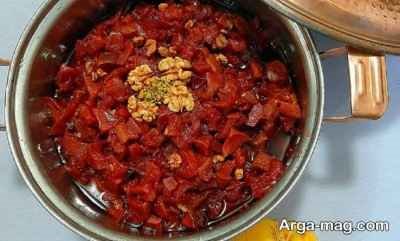 طرز تهیه مربای به با گردو با طعم عالی در خانه