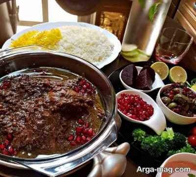 طرز تهیه فسنجان کدو حلوایی خوشمزه و خوش طعم