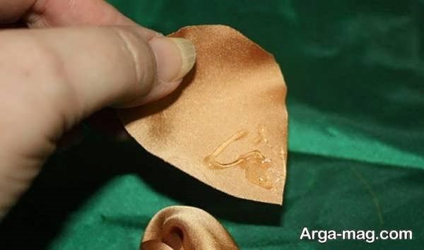 آموزش ساخت گل پارچه ای