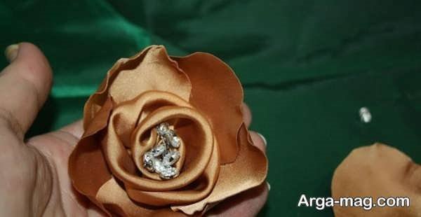 گلسازی با پارچه ساتن به روشی ساده