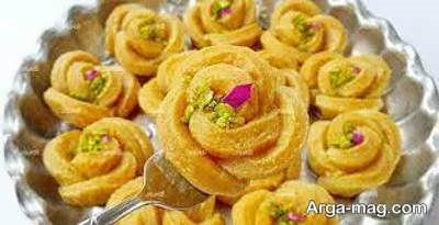 طرز تهیه شیرینی گل رز مجلسی