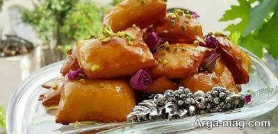 طرز تهیه بالشتک عسلی خانگی