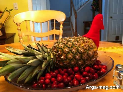 تزیین آناناس شب یلدا با ایده های خلاقانه و شیک