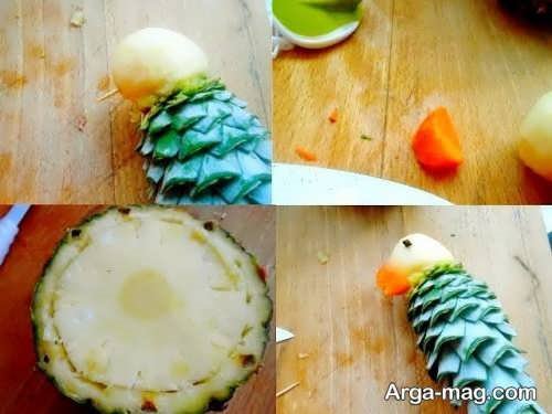 تزیین جالب آناناس 