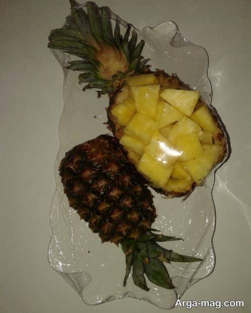 تزیین زیبا آناناس مخصوص شب یلدا 