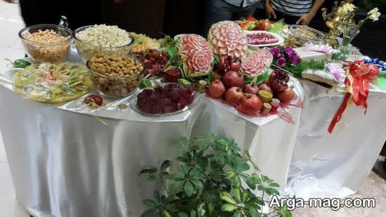 تزئینات هنرمندانه میز شب یلدا 