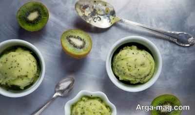 طرز تهیه بستنی کیوی خانگی با طعم فوق العاده