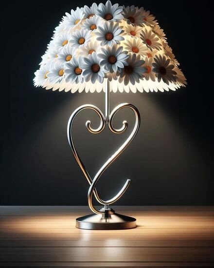 طرح های زیبا از چراغ خواب هایی الهام گرفته از گل 