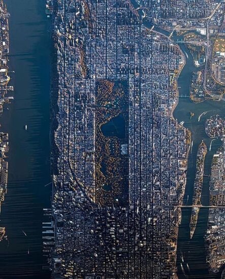 شهر نیویورک از نمای چشم پرنده