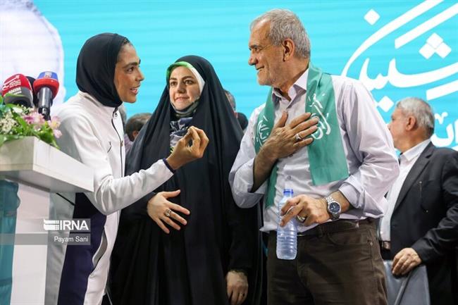 گردهمایی انتخاباتی هواداران «مسعود پزشکیان»