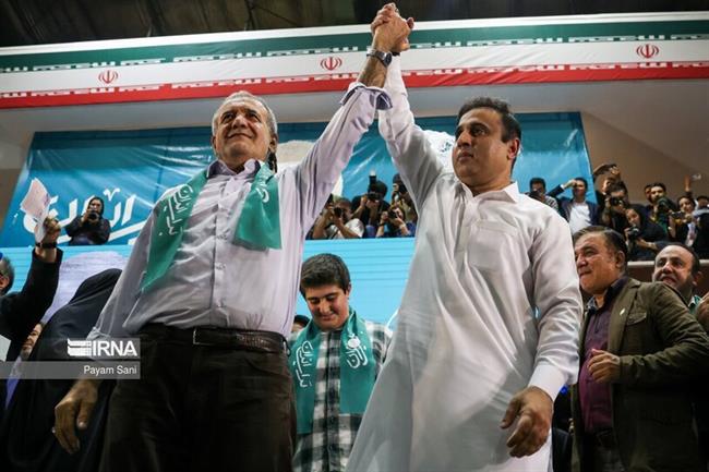 گردهمایی انتخاباتی هواداران «مسعود پزشکیان»