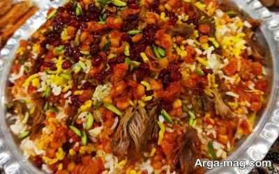 طرز تهیه پلو شاه عباسی و نکات پخت آن