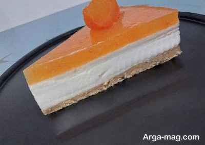 طرز تهیه چیز کیک خرمالو