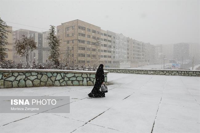 بارش برف در تهران