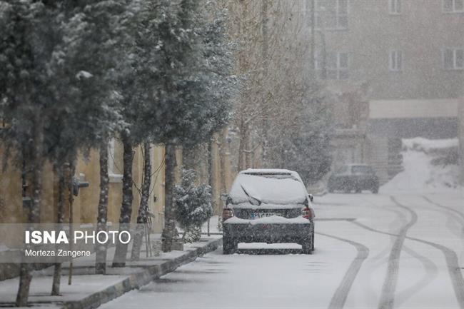 بارش برف در تهران