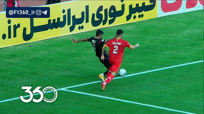 عکس؛ جنجالی‌ترین اتفاق در اهواز؛ گل پرسپولیس به فولاد مردود بود؟