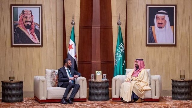 الجولانی با بن سلمان دیدار کرد+عکس