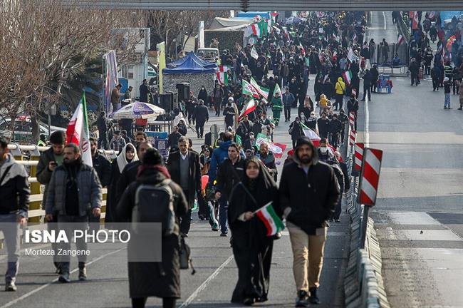 راهپیمایی 22 بهمن 1403 تهران