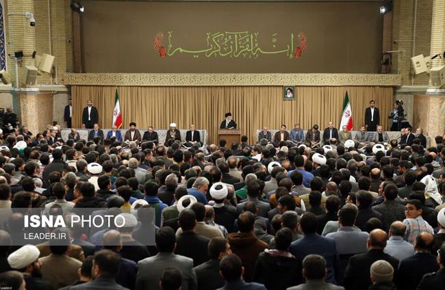 مراسم انس با قرآن در حضور رهبر انقلاب