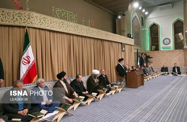 مراسم انس با قرآن در حضور رهبر انقلاب