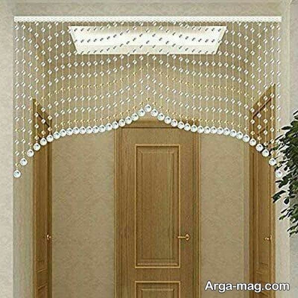 پرده زیبا کریستالی