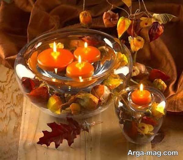 شمع شناور یا شمع وارمر روی آب یک شمع زیبا و کاربردی
