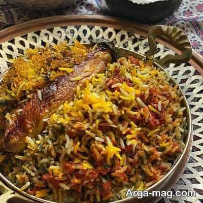 طرز تهیه سبزی پلو دامغانی