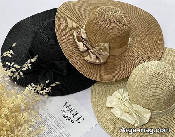 کلاه لاکچری حصیری