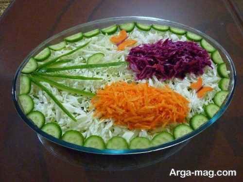 تزیین سالاد به سبک 1404 ؛ چشم‌نواز، ساده و حرفه‌ای