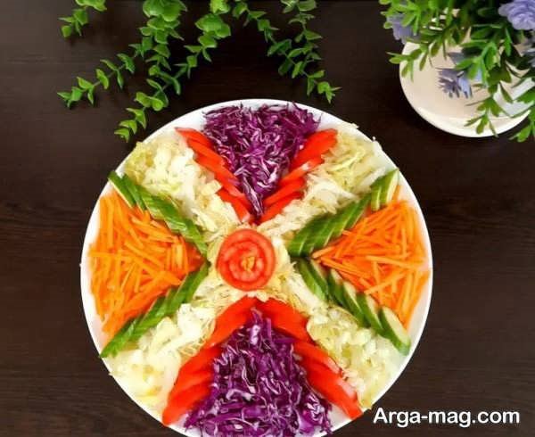 ایده هایی زیبا از تزیین سالاد 2024
