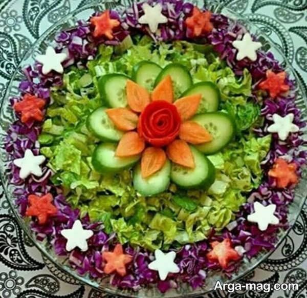 ایده هایی متفاوت از تزیین سالاد 2024