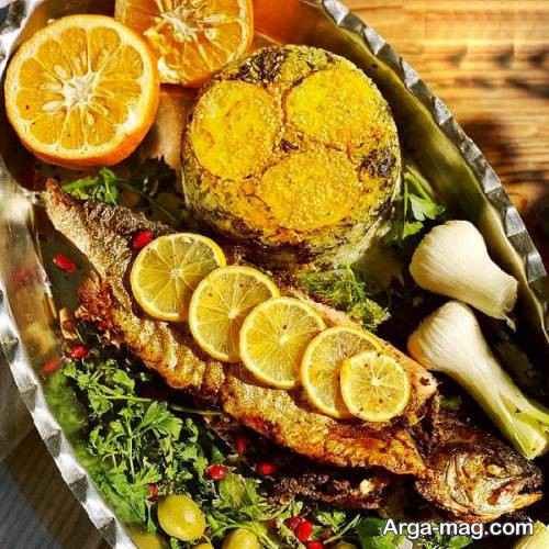 دیزاین ماهی جالب سرخ شده