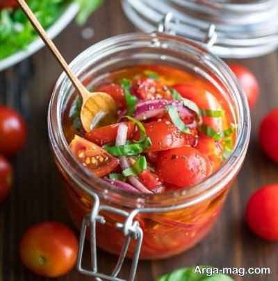 طرز تهیه شور گوجه گیلاسی؛ ساده، سریع و فوق‌العاده خوش‌طعم