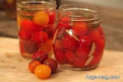 طرز تهیه شور گوجه گیلاسی