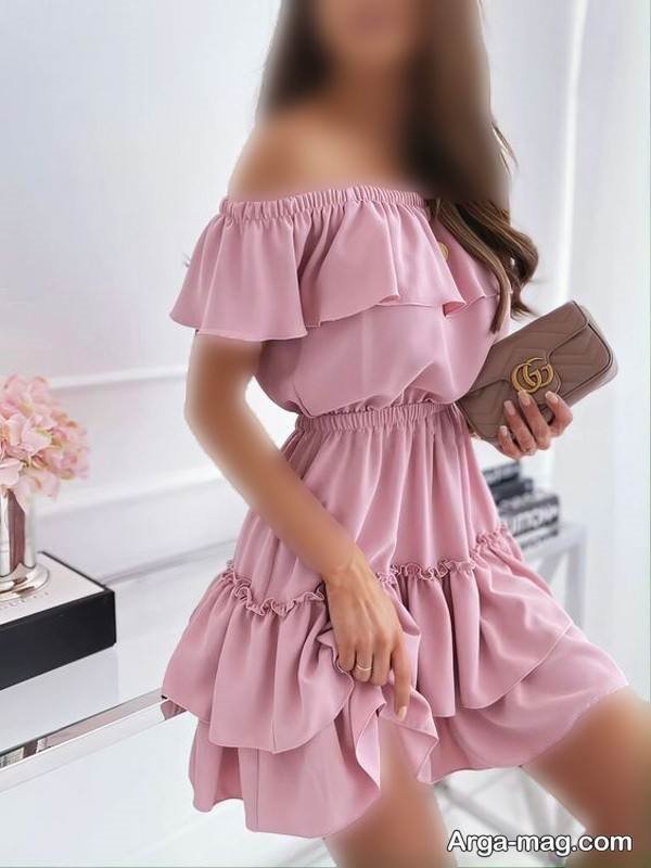 لباس ساده آف شولدر