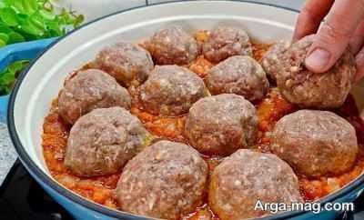 مراحل تهیه کوفته فرانسوی