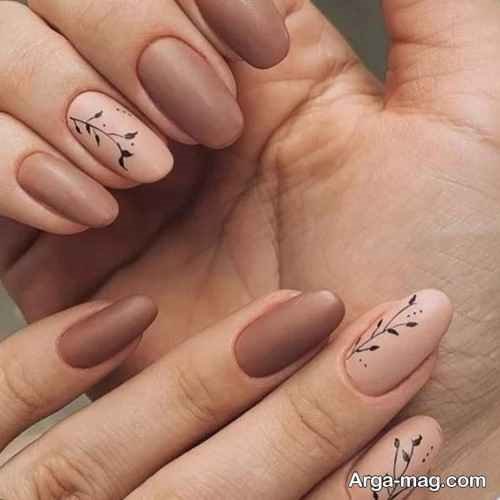 طراحی ناخن نسکافه ای؛ از دیزاین های مینیمال تا طرح های شیک مجلسی