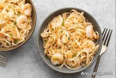طرز تهیه نودل میگو