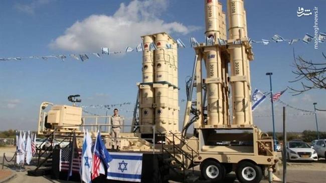 حادثه شگفت انگیز بر فراز آسمان سرزمین‌های اشغالی/ شکست 7 فروند موشک THAAD و Arrow برابر تک موشک یمنی +فیلم و عکس