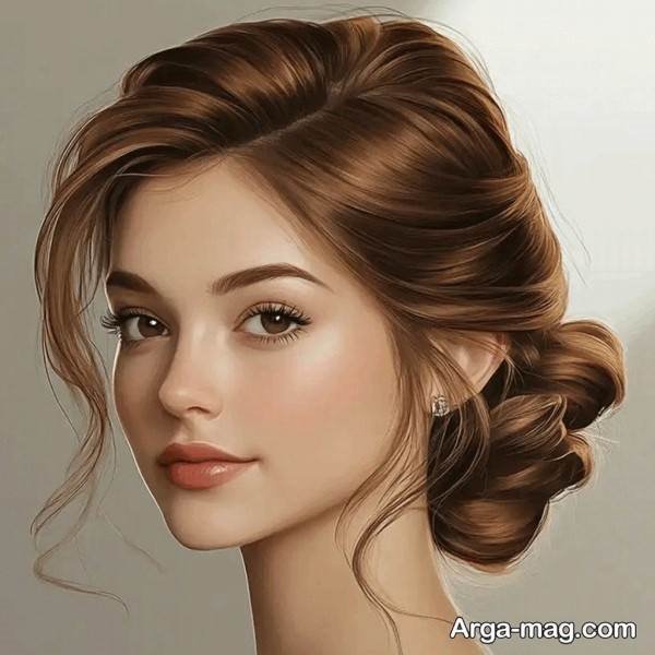 شینیون منحصر به فرد اروپایی