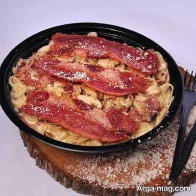 طرز تهیه پاستا بیکن