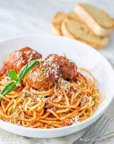 طرز تهیه پاستا میت بال