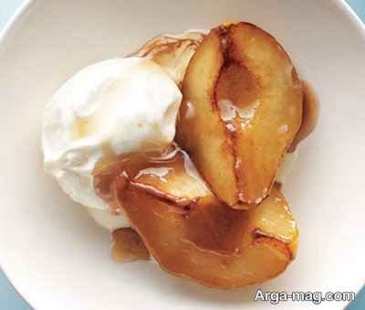 طرز تهیه بستنی گلابی