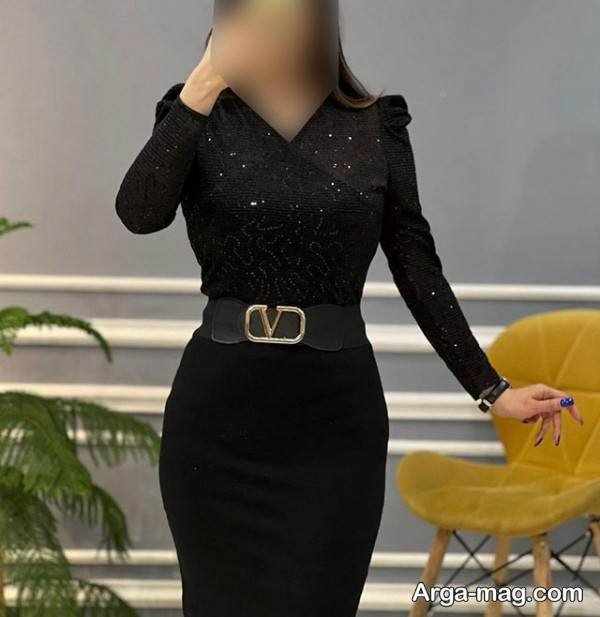 مدل شومیز پولکی در طرح خاص