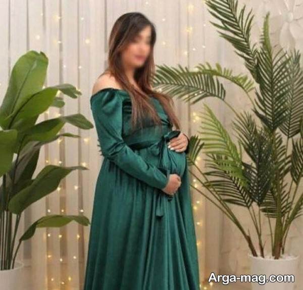 لباس بارداری مجلسی 1404 با انواع استایل های خاص و دوست داشتنی