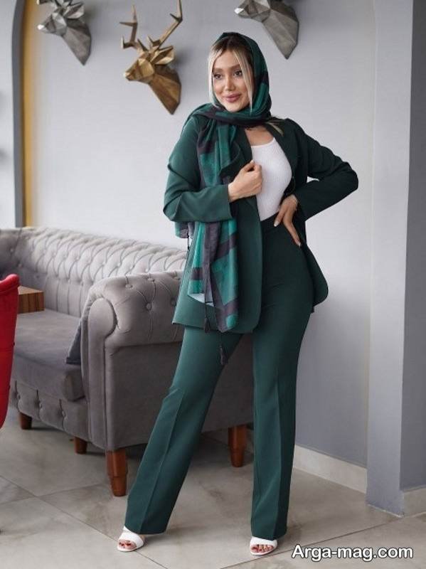 مدل زیبا کت و شلوار زنانه